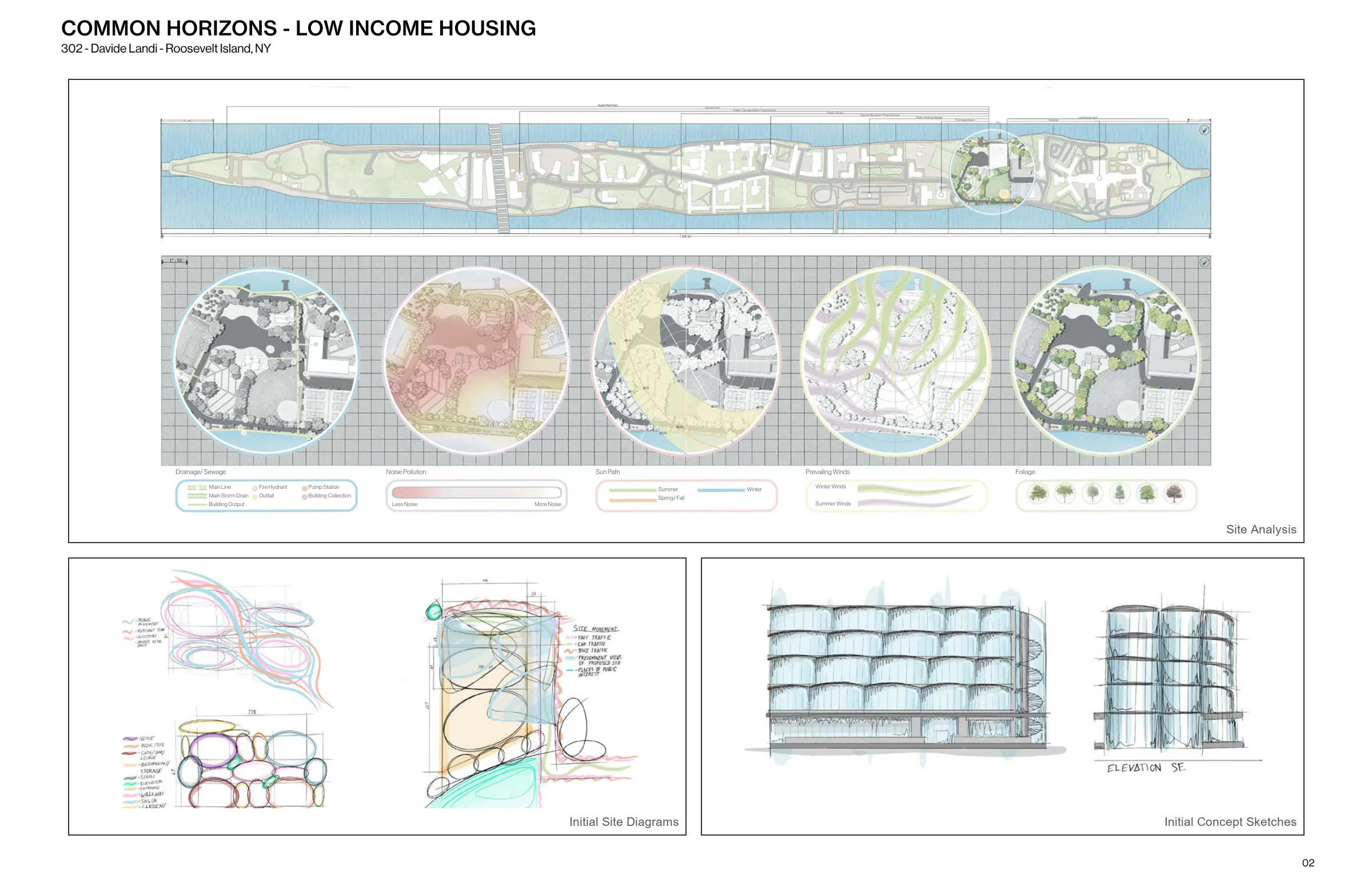 Common Horizons — drawings and renderings.